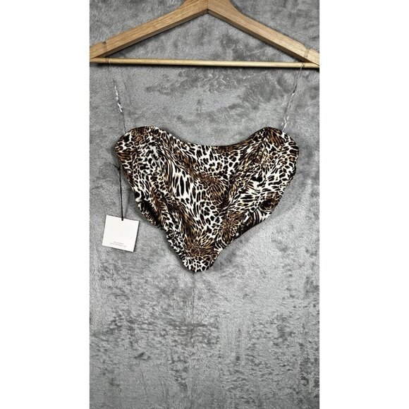 Superdown Loraine Bustier Top - Leopard Print (Size XS, New with Tags) - Picture 4 of 15